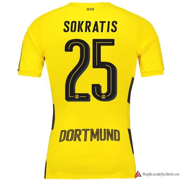 Camiseta Borussia Dortmund Primera equipación Sokratis 2017-2018